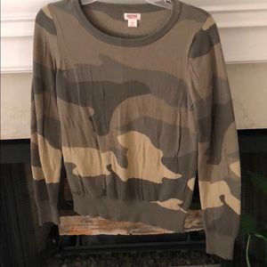 Camo sweater